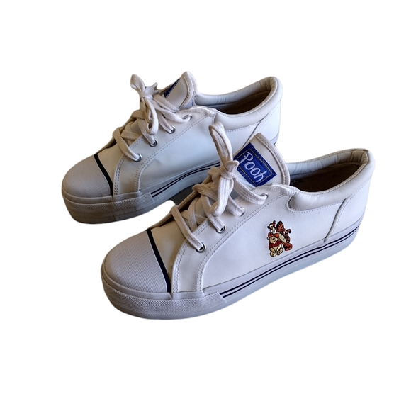 white platform sneakers size 11